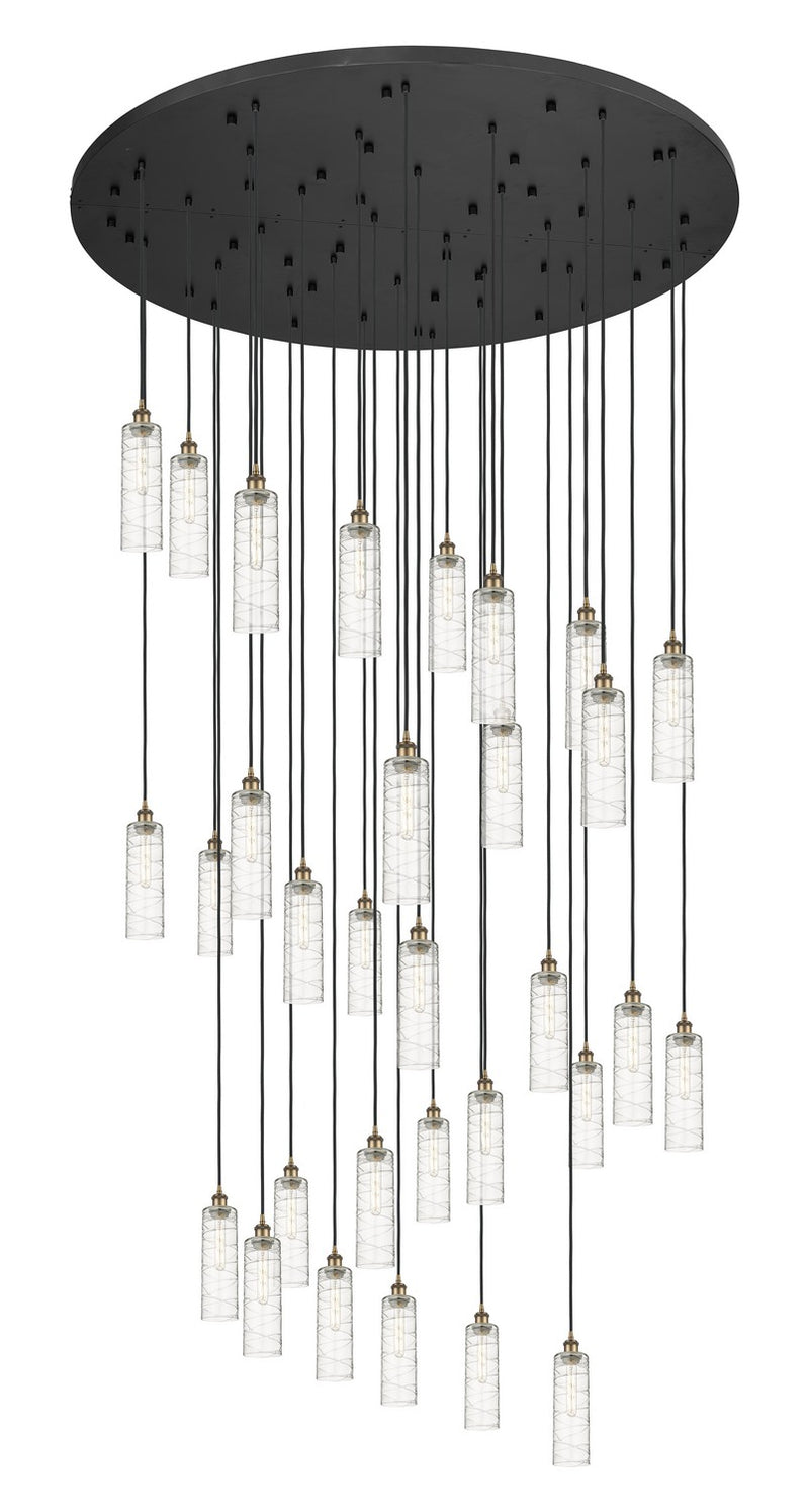 Innovations 160BK-B-31P-BB-G434-12DE 31 Light Pendant, Brushed Brass