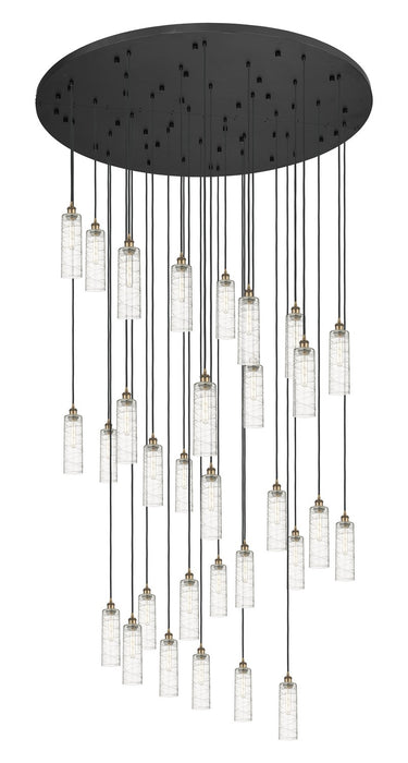 Innovations 160BK-B-31P-BB-G434-12DE 31 Light Pendant, Brushed Brass