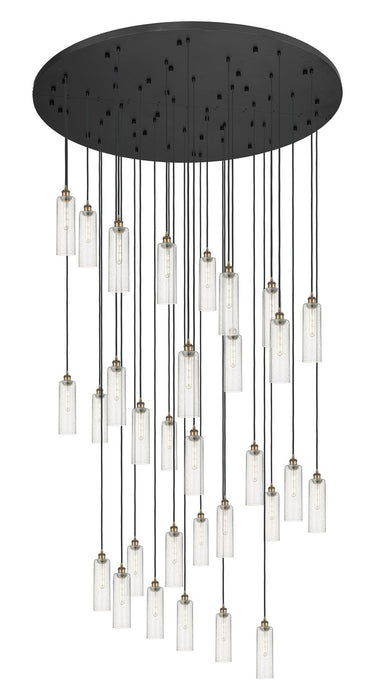 Innovations 160BK-B-31P-BB-G434-12SDY 31 Light Pendant, Brushed Brass