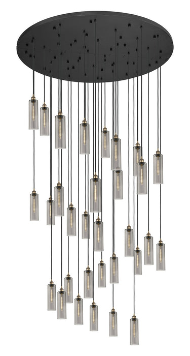 Innovations 160BK-B-31P-BB-G434-12SM 31 Light Pendant, Brushed Brass