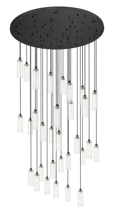 Innovations 160BK-B-31P-BK-G434-12CL 31 Light Pendant, Matte Black