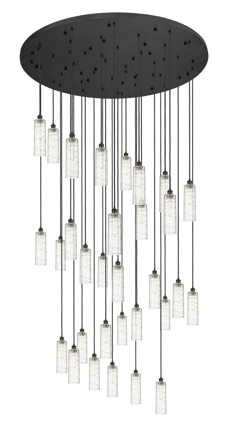 Innovations 160BK-B-31P-BK-G434-12DE 31 Light Pendant, Matte Black