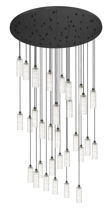Innovations 160BK-B-31P-BK-G434-12DE 31 Light Pendant, Matte Black
