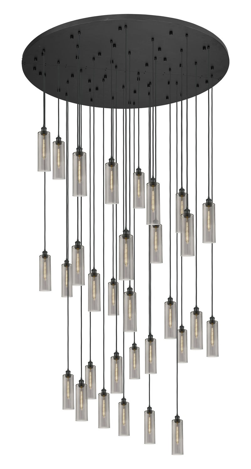 Innovations 160BK-B-31P-BK-G434-12SM 31 Light Pendant, Matte Black