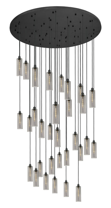 Innovations 160BK-B-31P-BK-G434-12SM 31 Light Pendant, Matte Black