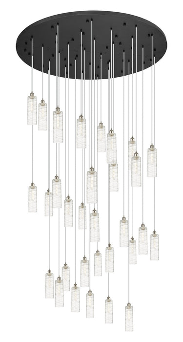 Innovations 160BK-B-31P-SN-G434-12DE 31 Light Pendant, Brushed Satin Nickel