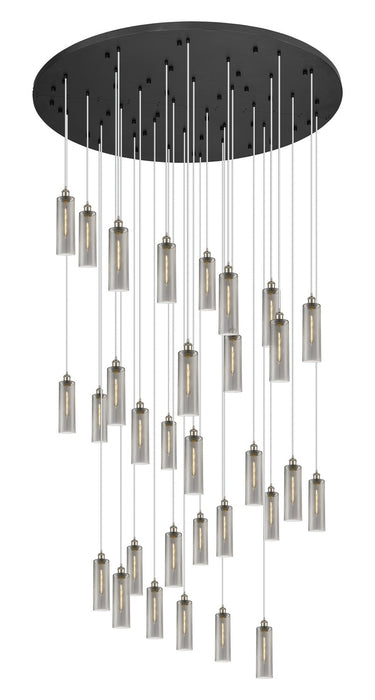 Innovations 160BK-B-31P-SN-G434-12SM 31 Light Pendant, Brushed Satin Nickel