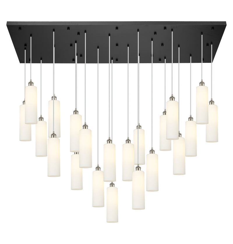 Innovations 172BK-B-21P-SN-G434-12WH 21 Light Pendant, Brushed Satin Nickel
