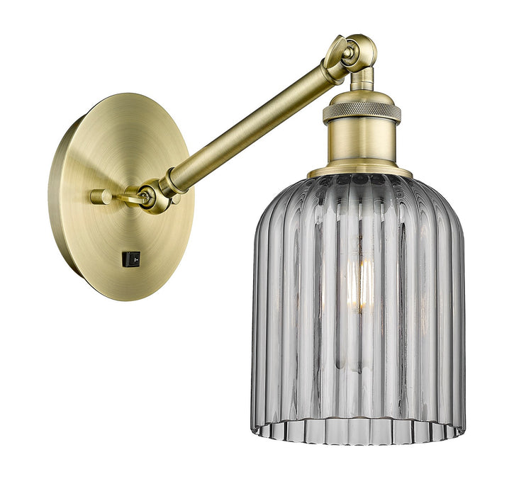 Innovations 317-1W-AB-G559-5SM One Light Wall Sconce, Antique Brass
