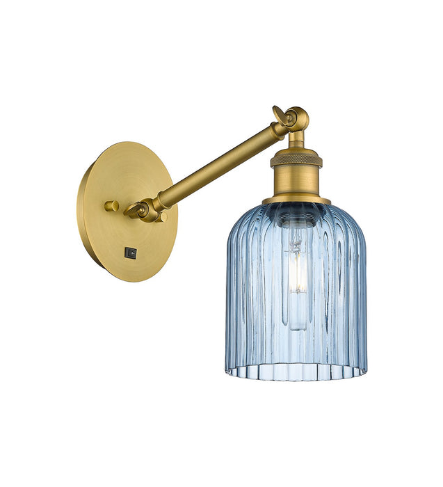 Innovations 317-1W-BB-G559-5BL One Light Wall Sconce, Brushed Brass