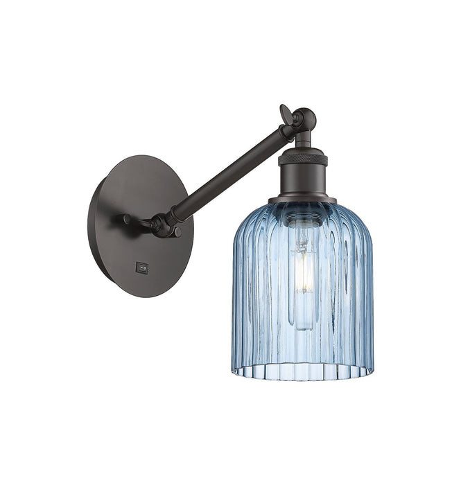 Innovations 317-1W-OB-G559-5BL One Light Wall Sconce, Oil Rubbed Bronze