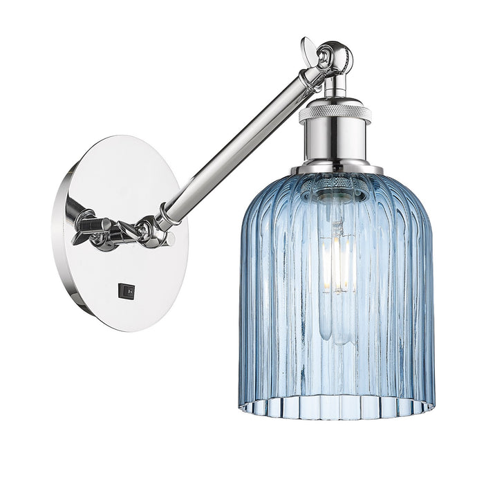 Innovations 317-1W-PC-G559-5BL One Light Wall Sconce, Polished Chrome