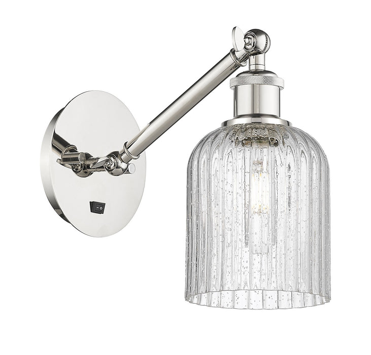 Innovations 317-1W-PN-G559-5SDY One Light Wall Sconce, Polished Nickel