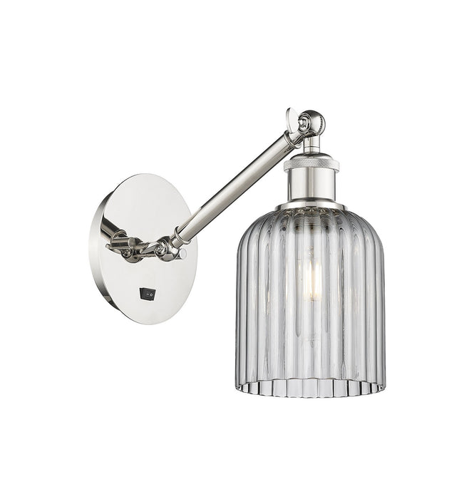 Innovations 317-1W-PN-G559-5SM One Light Wall Sconce, Polished Nickel