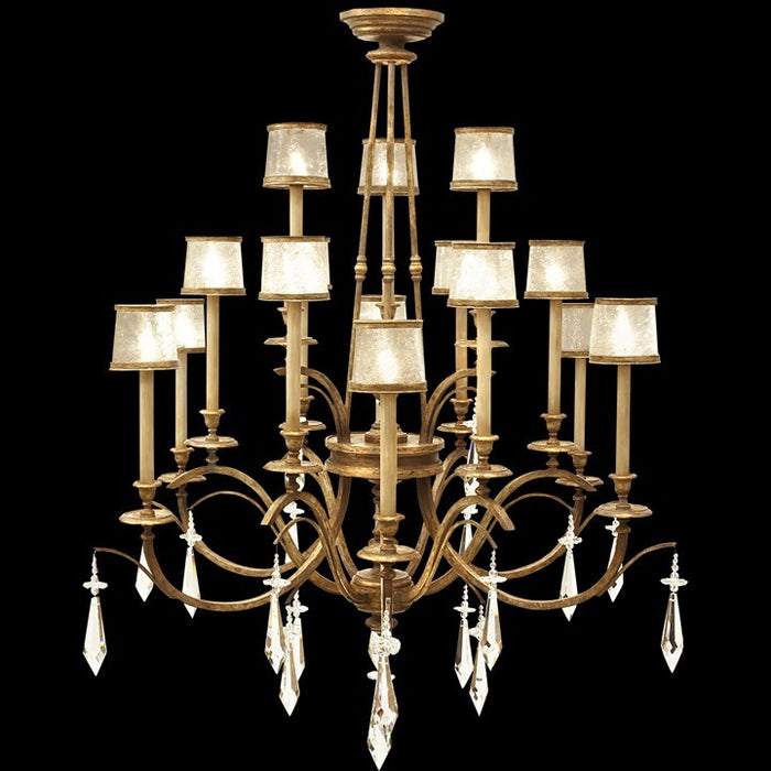 Fine Art 567740ST 15 Light Chandelier, Gold