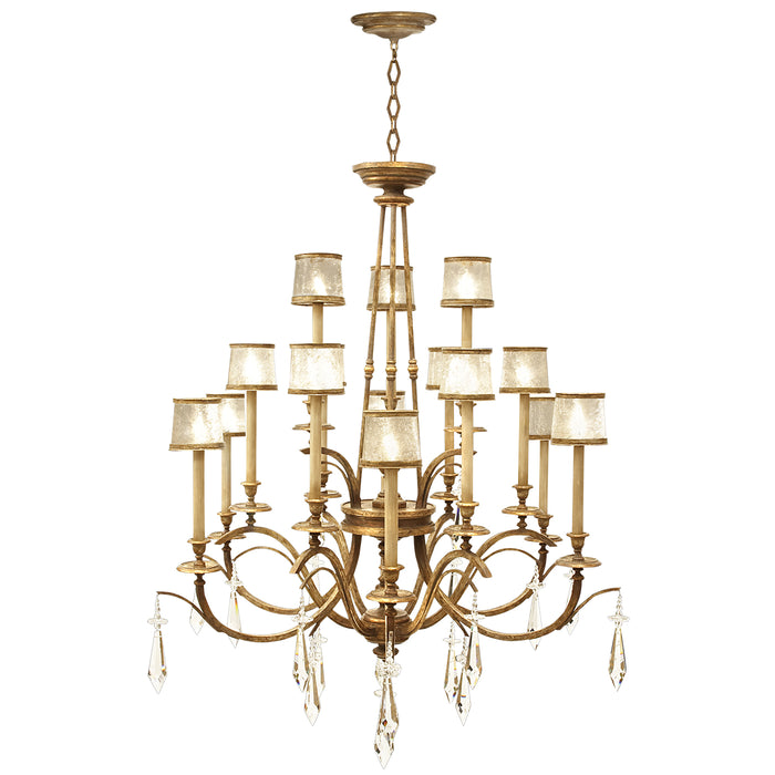 Fine Art 567740ST 15 Light Chandelier, Gold