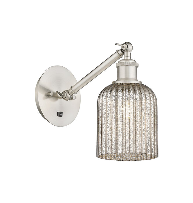 Innovations 317-1W-SN-G559-5ME One Light Wall Sconce, Brushed Satin Nickel