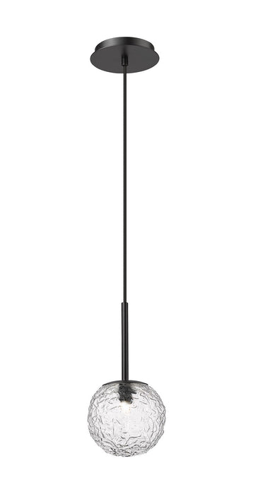 Innovations 320-1P-BK-G320-6CL-BK One Light Mini Pendant, Matte Black