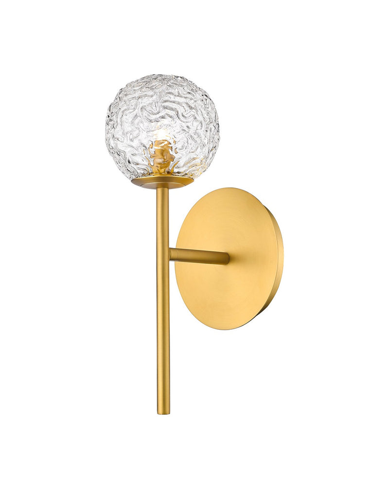 Innovations 320-1W-BB-G320-5CL-BB One Light Wall Sconce, Brushed Brass
