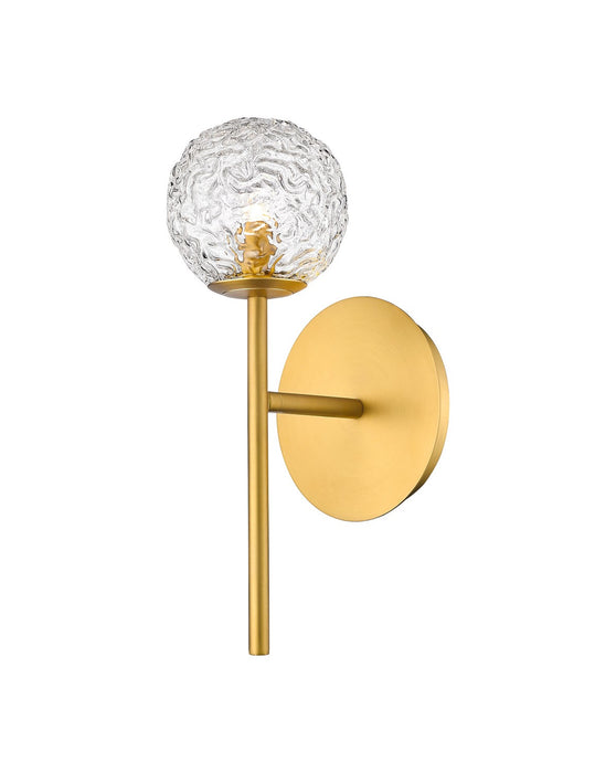 Innovations 320-1W-BB-G320-5CL-BB One Light Wall Sconce, Brushed Brass