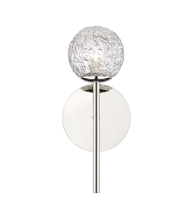 Innovations 320-1W-PN-G320-5CL-PN One Light Wall Sconce, Polished Nickel