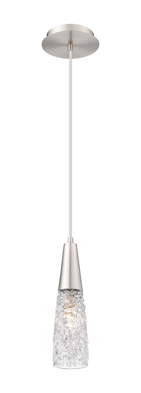 Innovations 322-1P-SN-G322-3CL One Light Mini Pendant, Brushed Satin Nickel