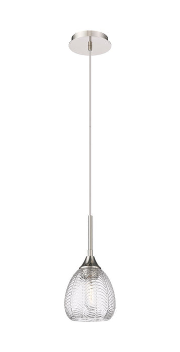 Innovations 323-1P-PN-G323-6CL One Light Pendant, Polished Nickel