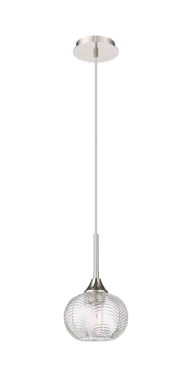 Innovations 323-1P-PN-G323-7CL One Light Pendant, Polished Nickel