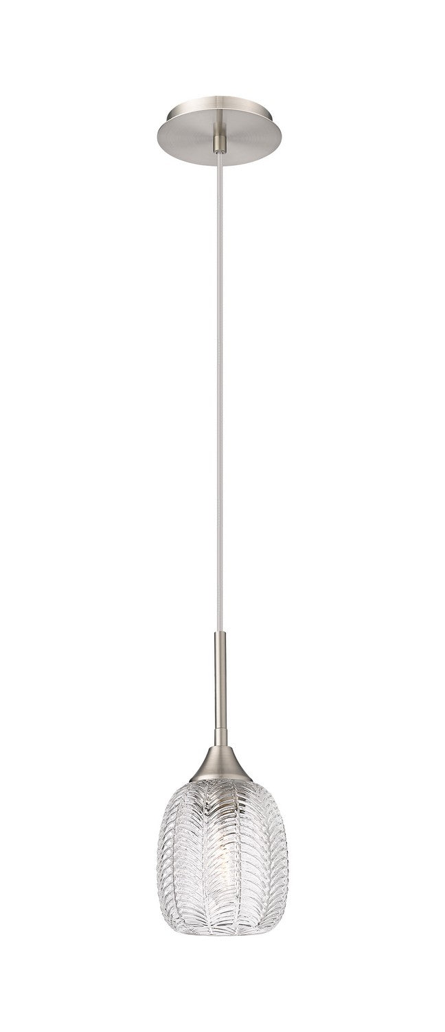 Innovations 323-1P-SN-G323-5CL One Light Pendant, Brushed Satin Nickel