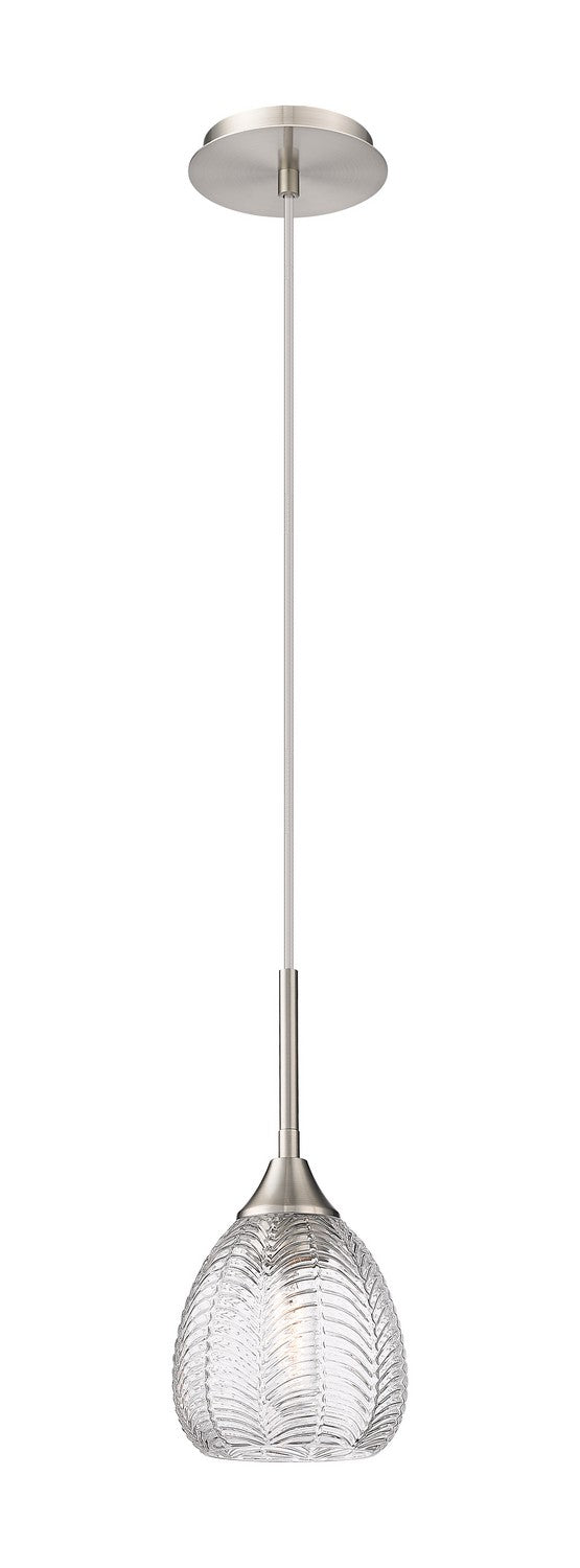 Innovations 323-1P-SN-G323-6CL One Light Pendant, Brushed Satin Nickel