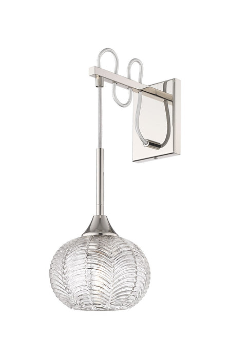 Innovations 323-1W-PN-G323-7CL One Light Wall Sconce, Polished Nickel