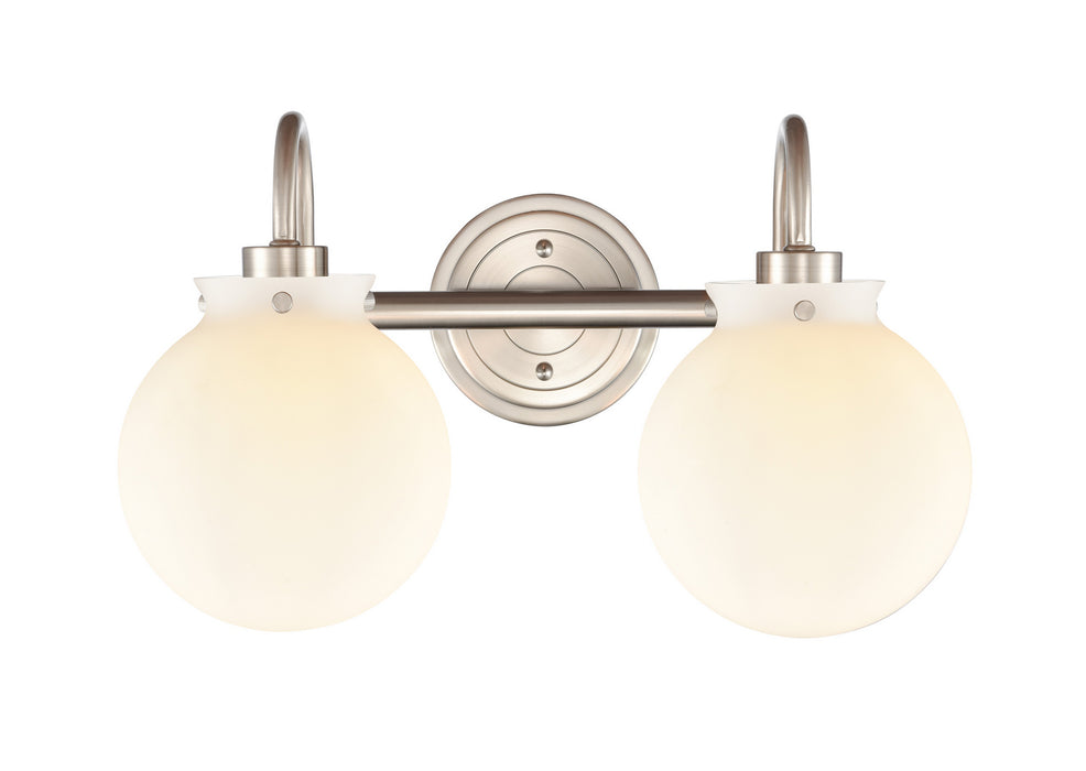 Innovations 437-2W-SN-G4371-LED LED Bath Vanity, Satin Nickel