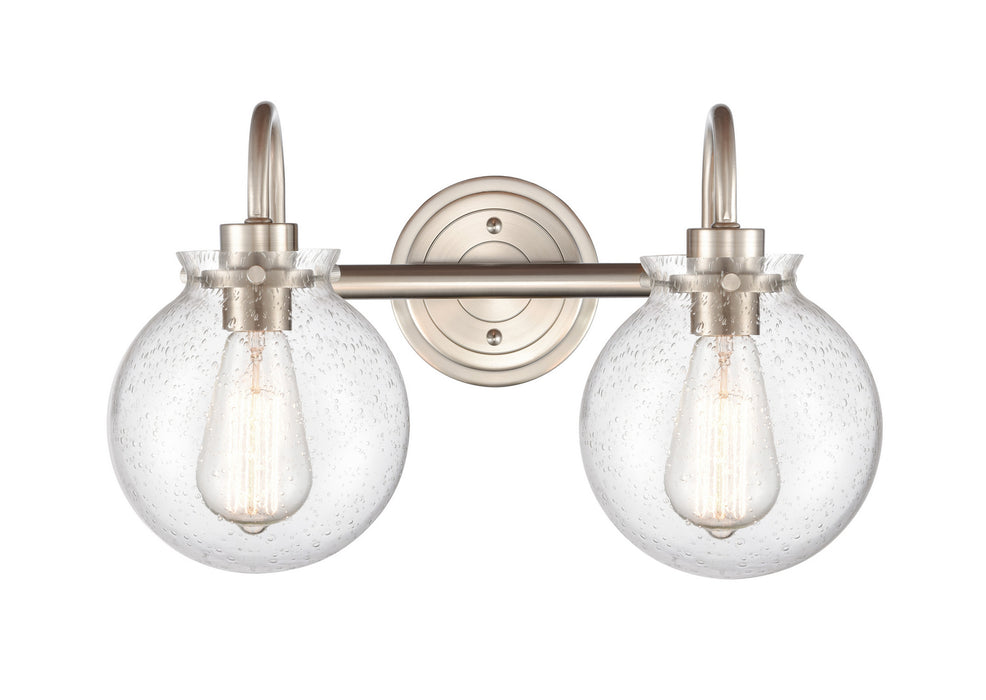 Innovations 437-2W-SN-G4374-LED LED Bath Vanity, Satin Nickel