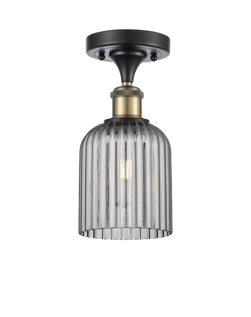 Innovations 516-1C-BAB-G559-5SM One Light Semi-Flush Mount, Black Antique Brass