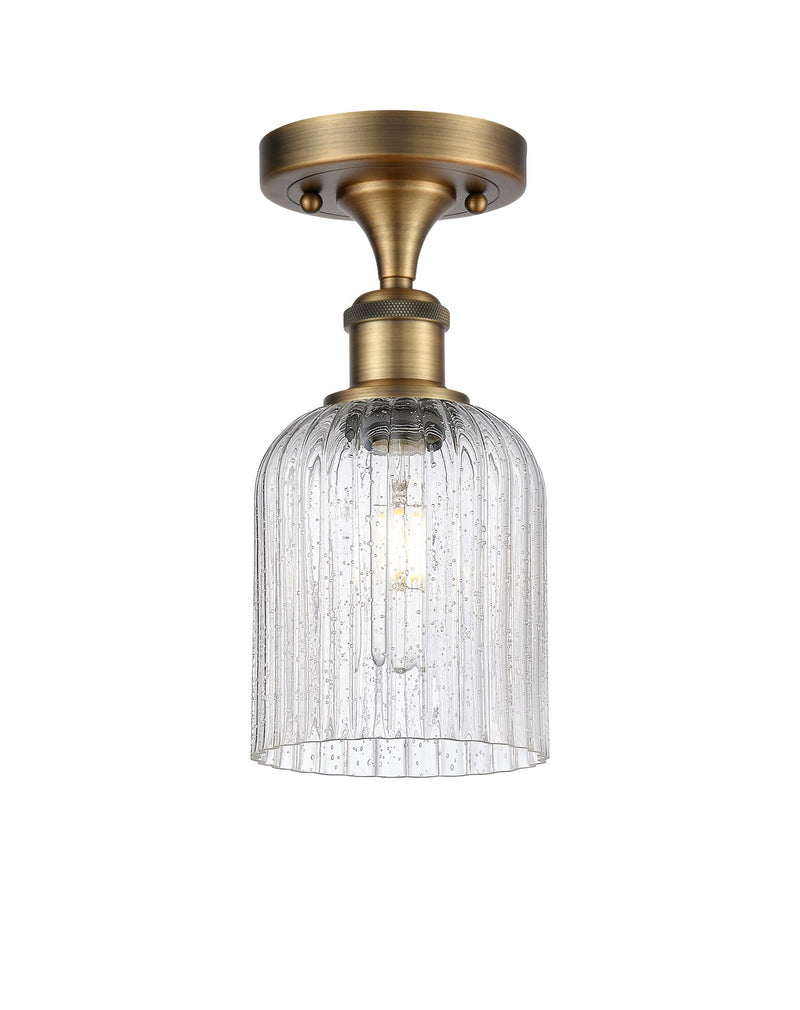 Innovations 516-1C-BB-G559-5SDY One Light Semi-Flush Mount, Brushed Brass