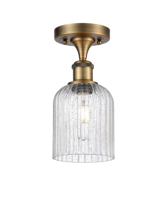 Innovations 516-1C-BB-G559-5SDY One Light Semi-Flush Mount, Brushed Brass