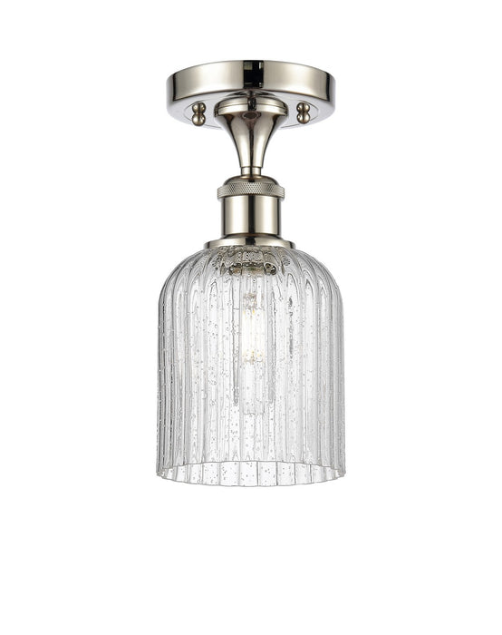 Innovations 516-1C-PN-G559-5SDY One Light Semi-Flush Mount, Polished Nickel