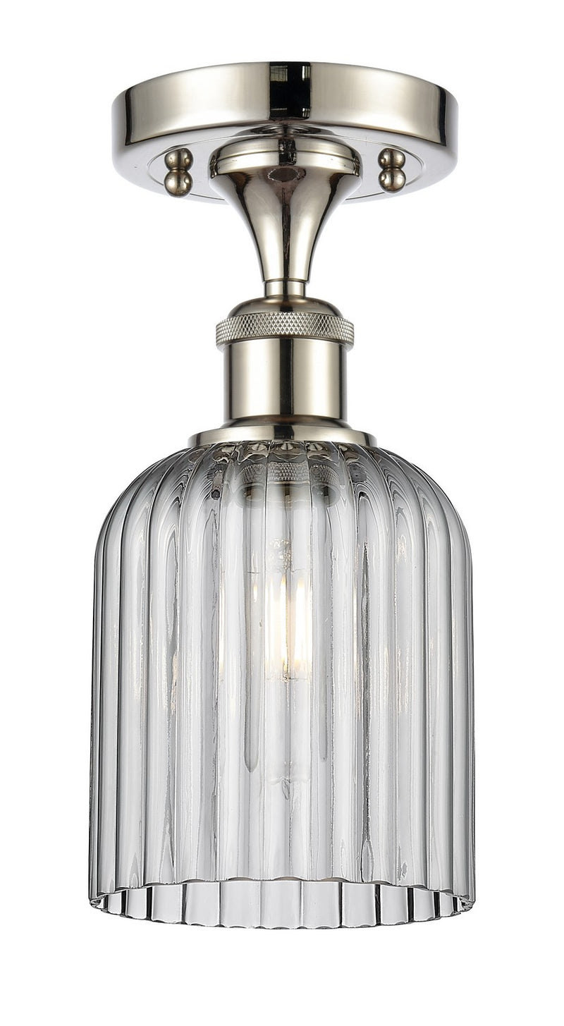 Innovations 516-1C-PN-G559-5SM One Light Semi-Flush Mount, Polished Nickel
