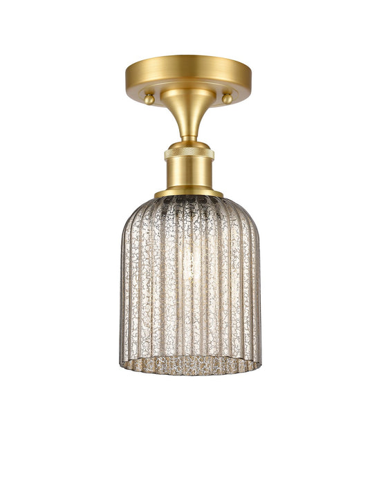 Innovations 516-1C-SG-G559-5ME One Light Semi-Flush Mount, Satin Gold