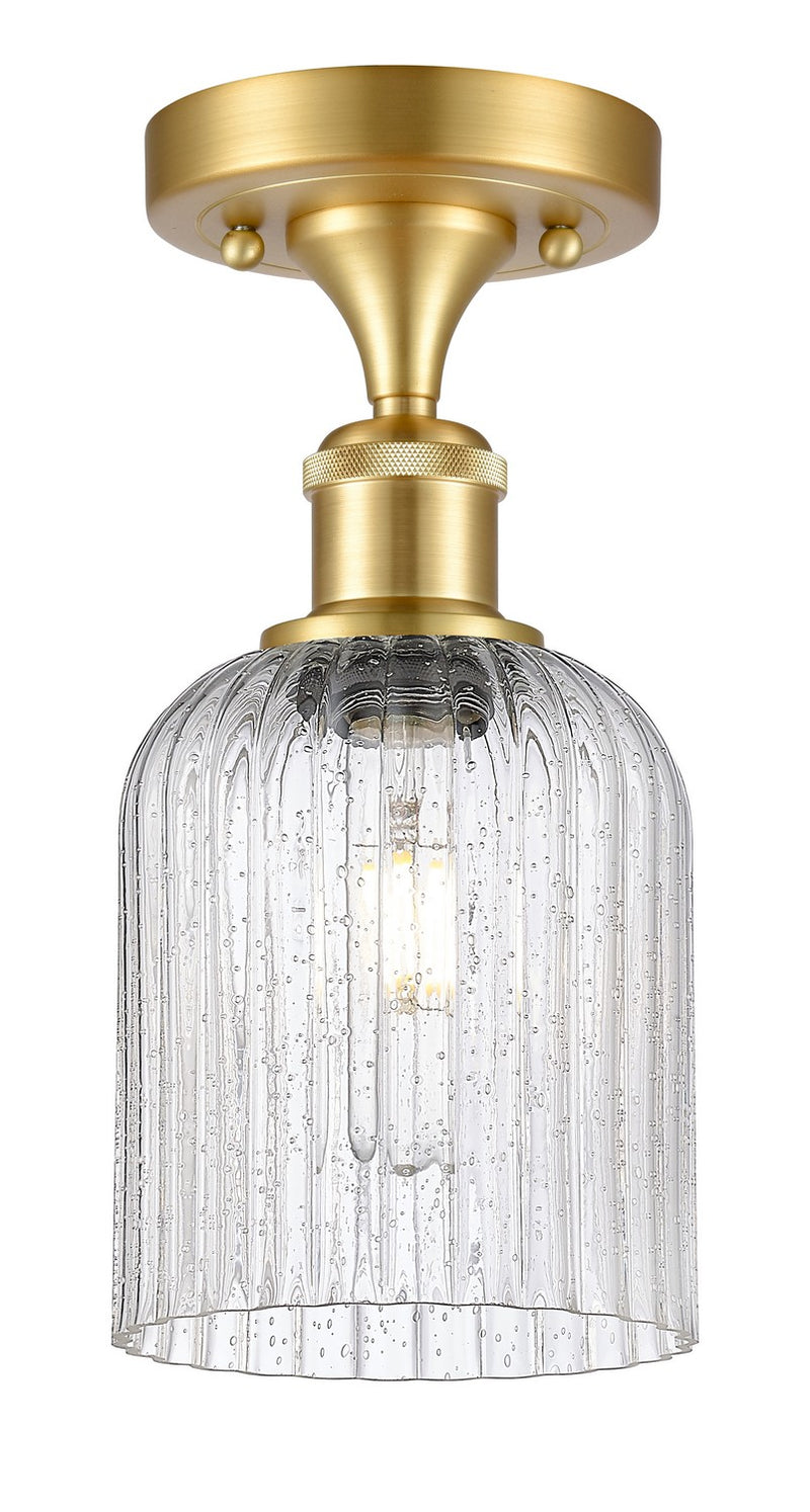 Innovations 516-1C-SG-G559-5SDY One Light Semi-Flush Mount, Satin Gold