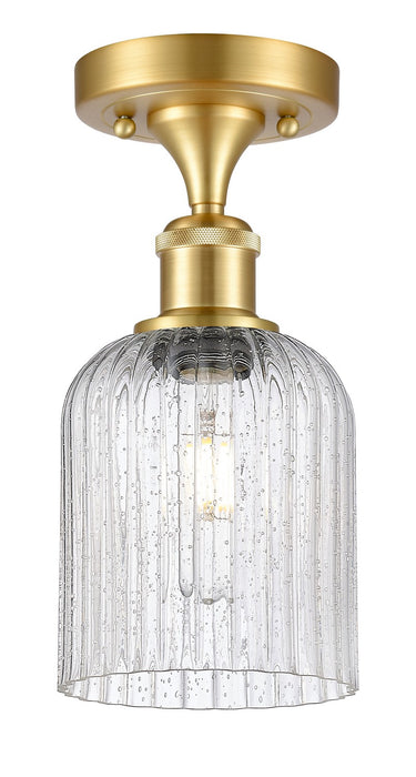 Innovations 516-1C-SG-G559-5SDY One Light Semi-Flush Mount, Satin Gold