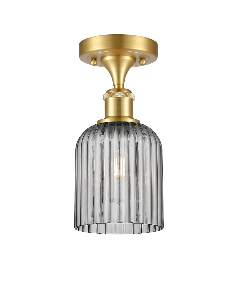 Innovations 516-1C-SG-G559-5SM One Light Semi-Flush Mount, Satin Gold