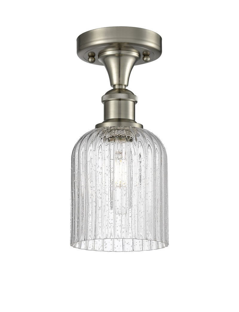 Innovations 516-1C-SN-G559-5SDY One Light Semi-Flush Mount, Brushed Satin Nickel