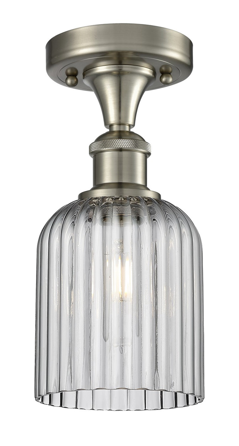 Innovations 516-1C-SN-G559-5SM One Light Semi-Flush Mount, Brushed Satin Nickel
