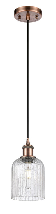 Innovations 516-1P-AC-G559-5SDY One Light Mini Pendant, Antique Copper