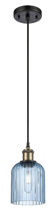 Innovations 516-1P-BAB-G559-5BL One Light Mini Pendant, Black Antique Brass