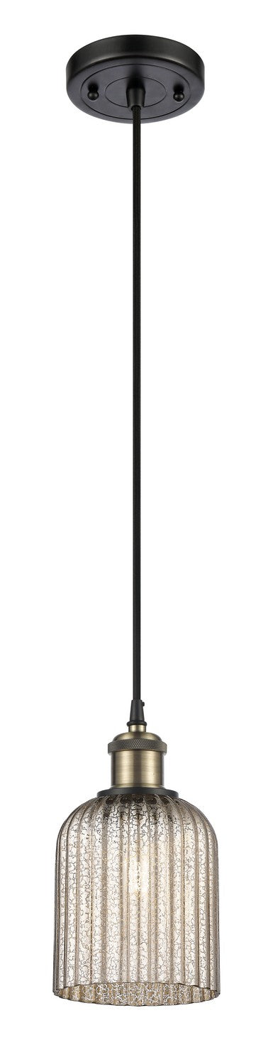 Innovations 516-1P-BAB-G559-5ME One Light Mini Pendant, Black Antique Brass