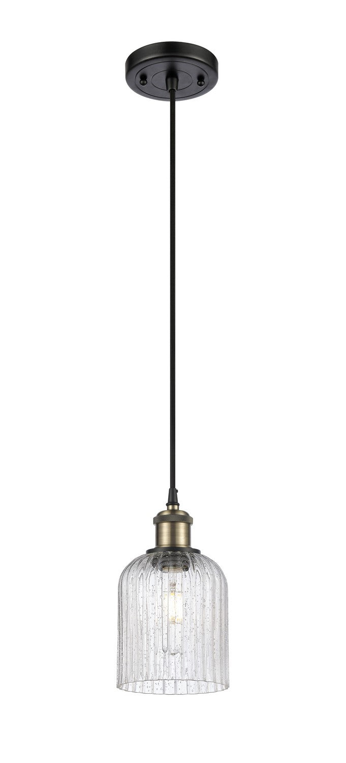 Innovations 516-1P-BAB-G559-5SDY One Light Mini Pendant, Black Antique Brass