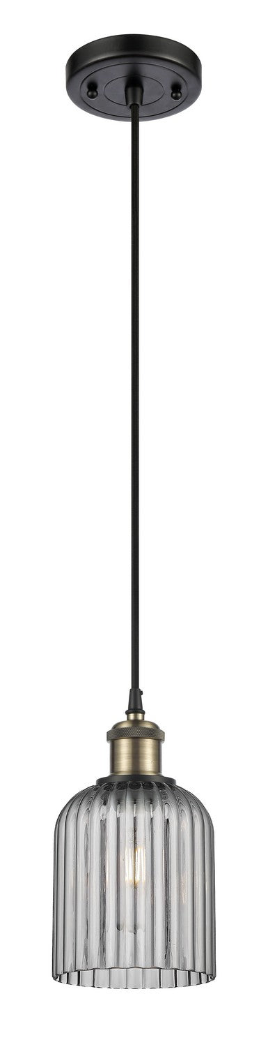 Innovations 516-1P-BAB-G559-5SM One Light Mini Pendant, Black Antique Brass