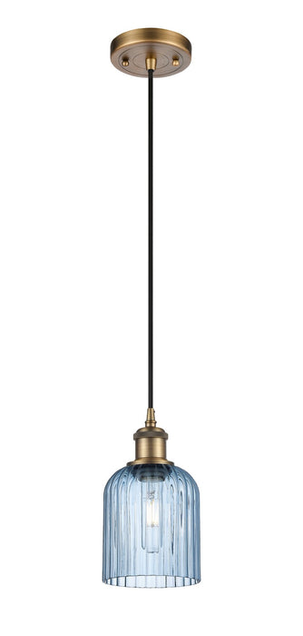 Innovations 516-1P-BB-G559-5BL One Light Mini Pendant, Brushed Brass